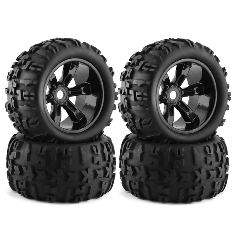 

4Pcs 1/8 Buggy Tires 156Mm Wheel 17Mm Hex For Losi LMT Arrma Kraton Traxxas Maxx E-Revo Kyosho USA-1 Monster Truck