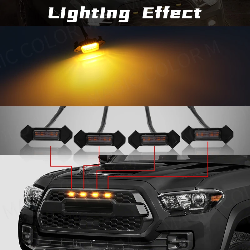 4 шт. Автомобильные светодиодные лампы для Toyota Tacoma 2016 2017 2018 2019 2020