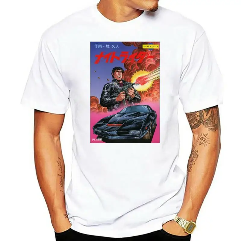 

Серия Knight Rider, китайская версия, футболка David Hasselhoff Ver 4, Размеры S 4Xl