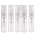 Прозрачная пластиковая бутылка с распылителем, 50100200 шт., 2 мл, маленькая косметическая упаковка, многоразовый контейнер для распыления