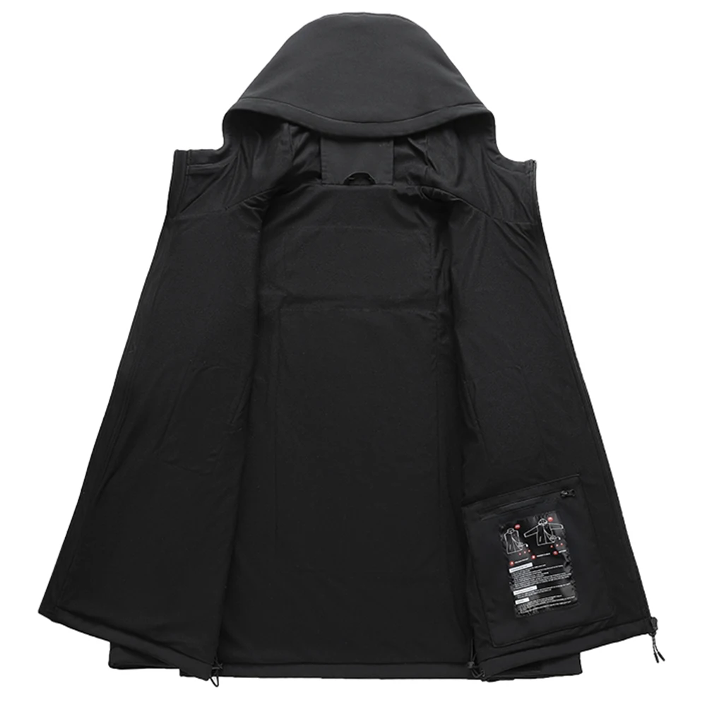 Мужская водонепроницаемая куртка с электроподогревом 3-мя режимами