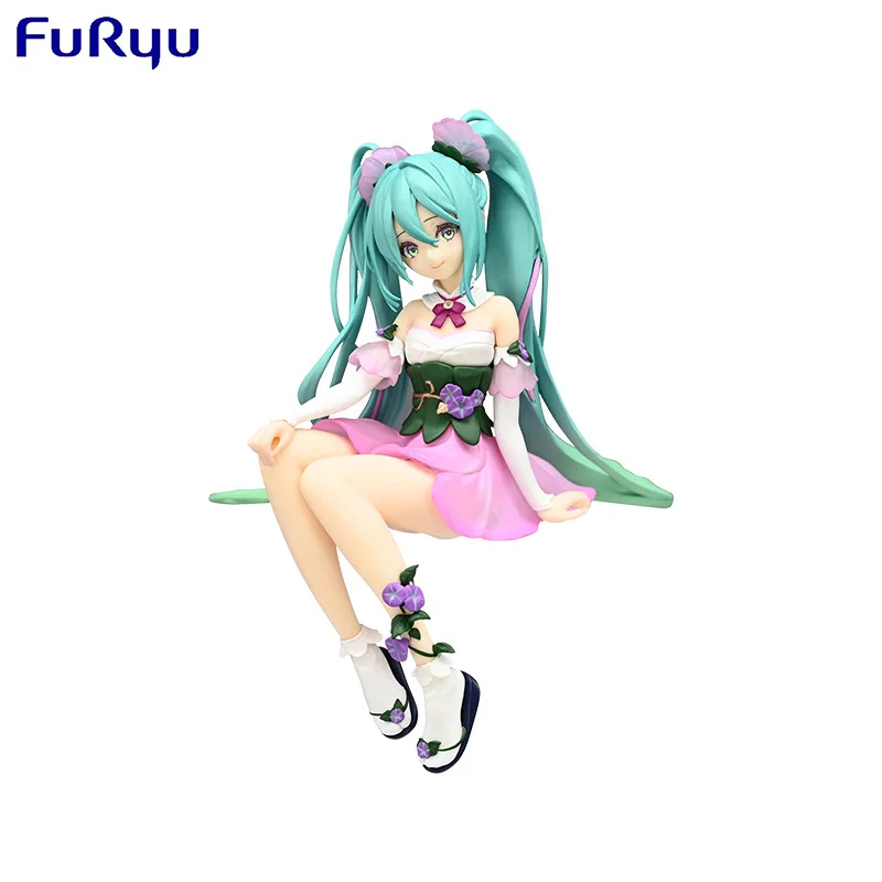 Furyu Hatsune Miku фигурка лапши цветок фея утро слава розовая вера аниме экшн-модель