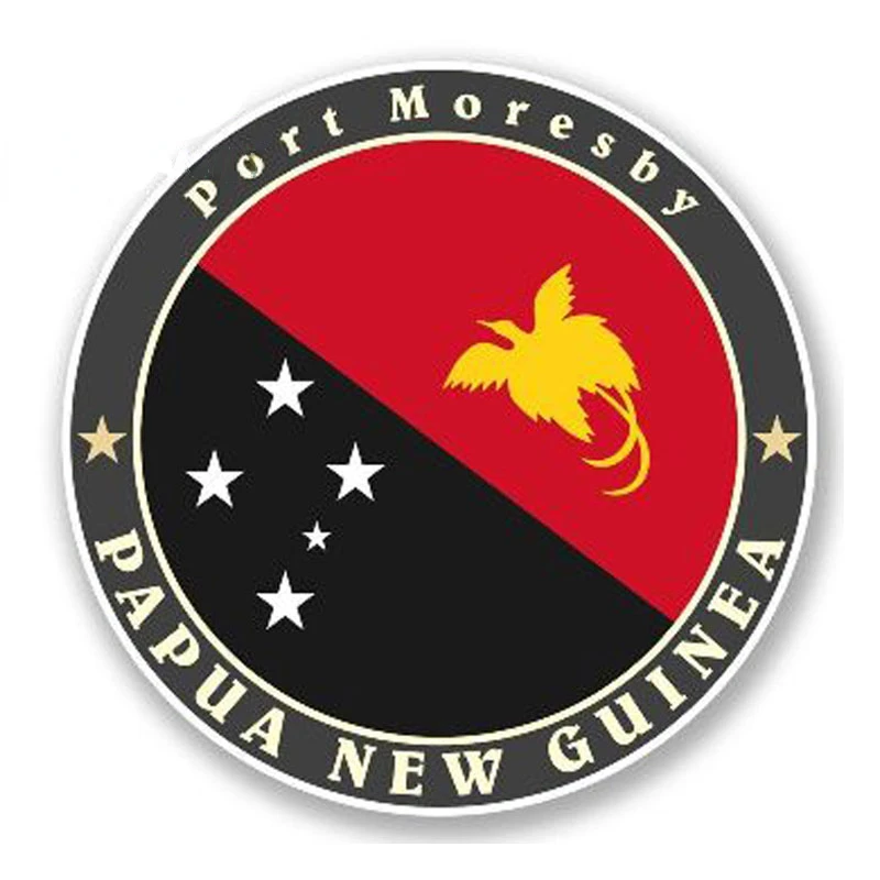 Автомобильная наклейка из Папуа-Новой Гвинеи Виниловая для ноутбука дорожного
