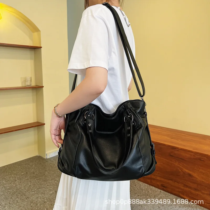 Female Handbag Large Capacity Shoulder Bags Big Stylsih Tote Bag Ladies Soft Leather Hobos Messenger Women Shopper