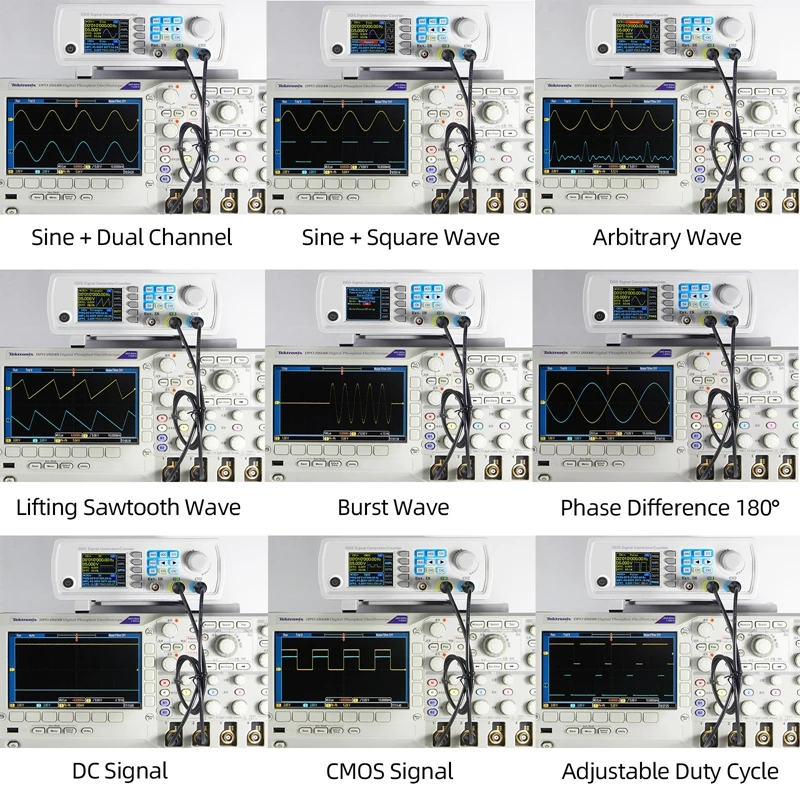 Двухканальный генератор сигналов произвольной формы Cleqee JDS6600 15 МГц ~ 60 Функция DDS