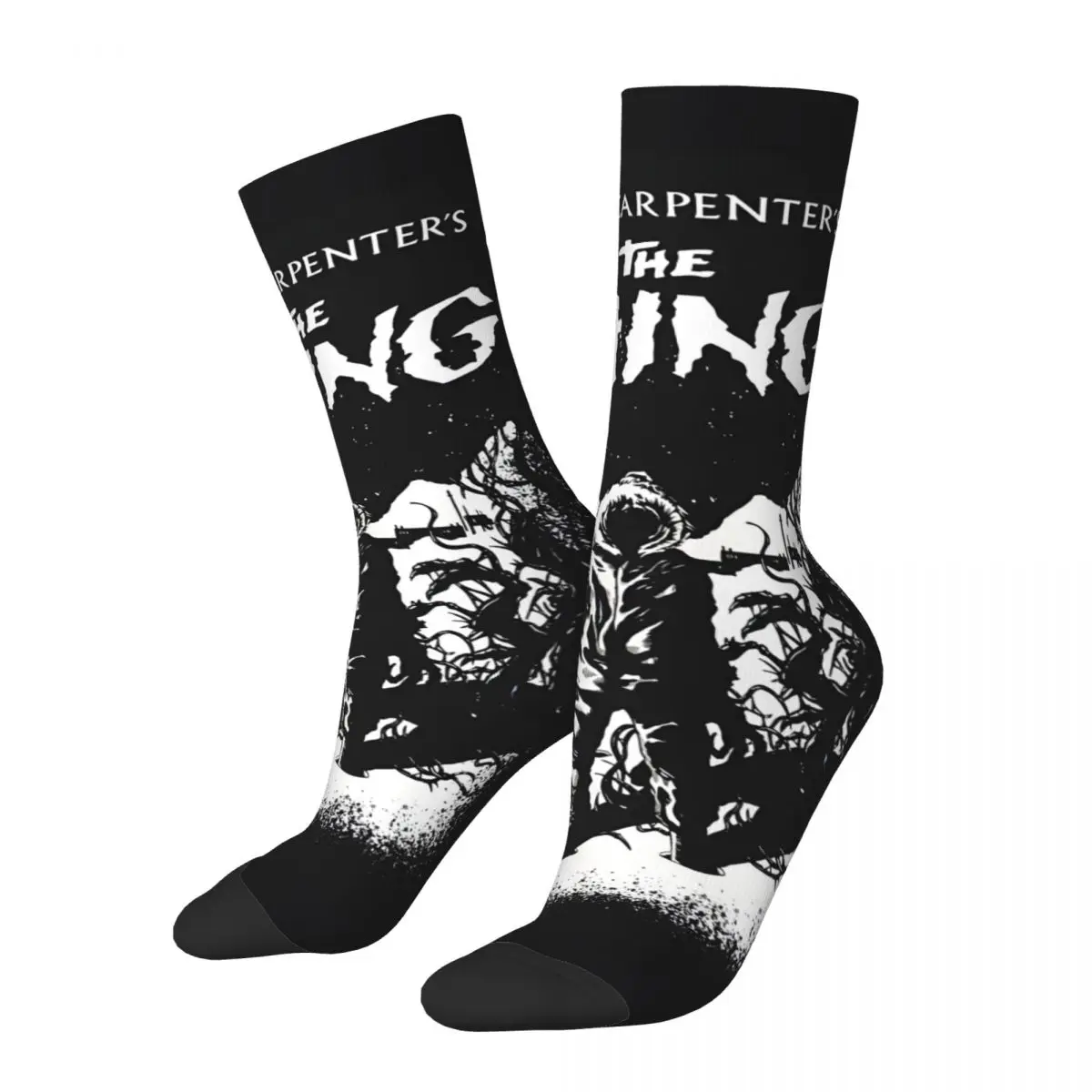 

Funny Happy 1982 Jc Men's Socks Vintage Harajuku The Thing 1982 Hip Hop Novelty Seamless Crew Crazy Sock Gift Printed