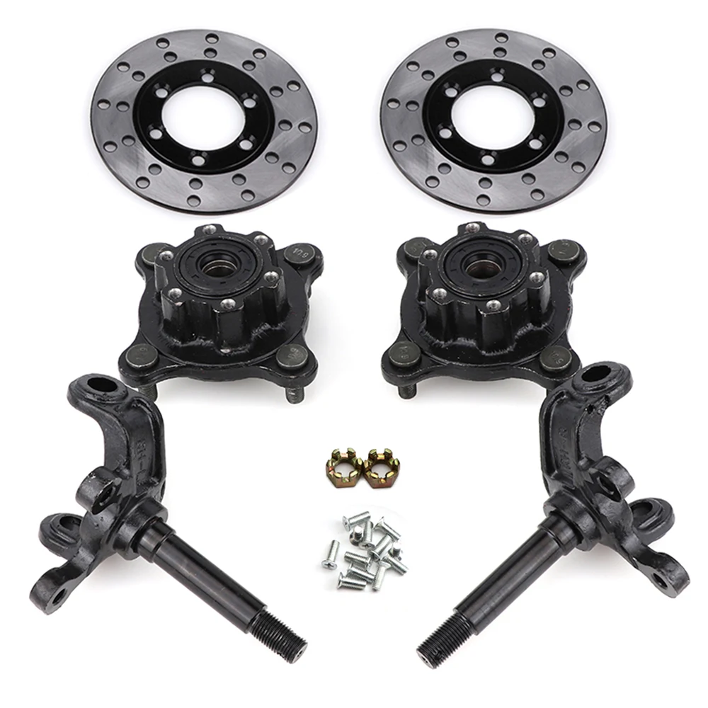 

1 пара 17 мм шпинделя поворотной стойки рулевой стойки для дискового тормоза, Китай 150cc 200cc 250cc ATV Go Kart Buggy UTV Quad Bike Аксессуары