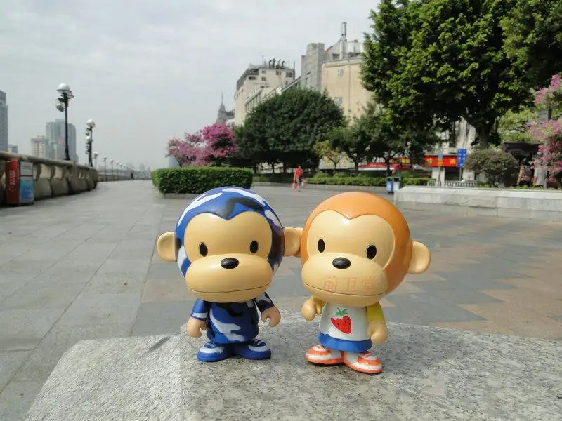 

Lovely cartoon figures fashion brand baby monkey Milo model toys Milo Baper Figure 10cm For Children Gifts