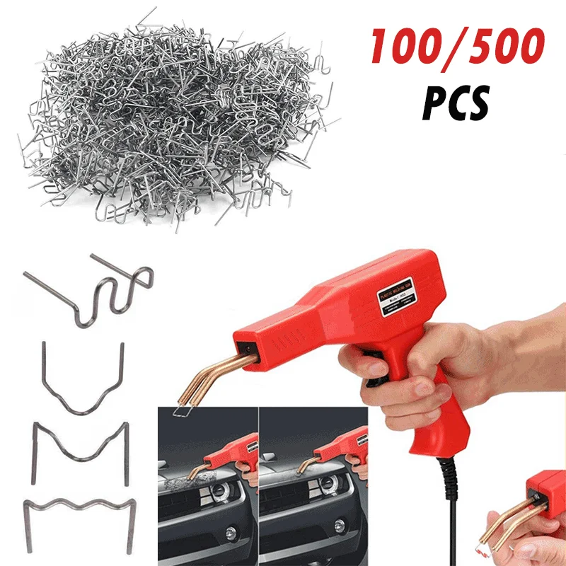 

100PCS Hot Stapler Staples For Plastic Welder Automotive Plastic Repair Machine Welding Wire Car Bumper Repair Welding Machine