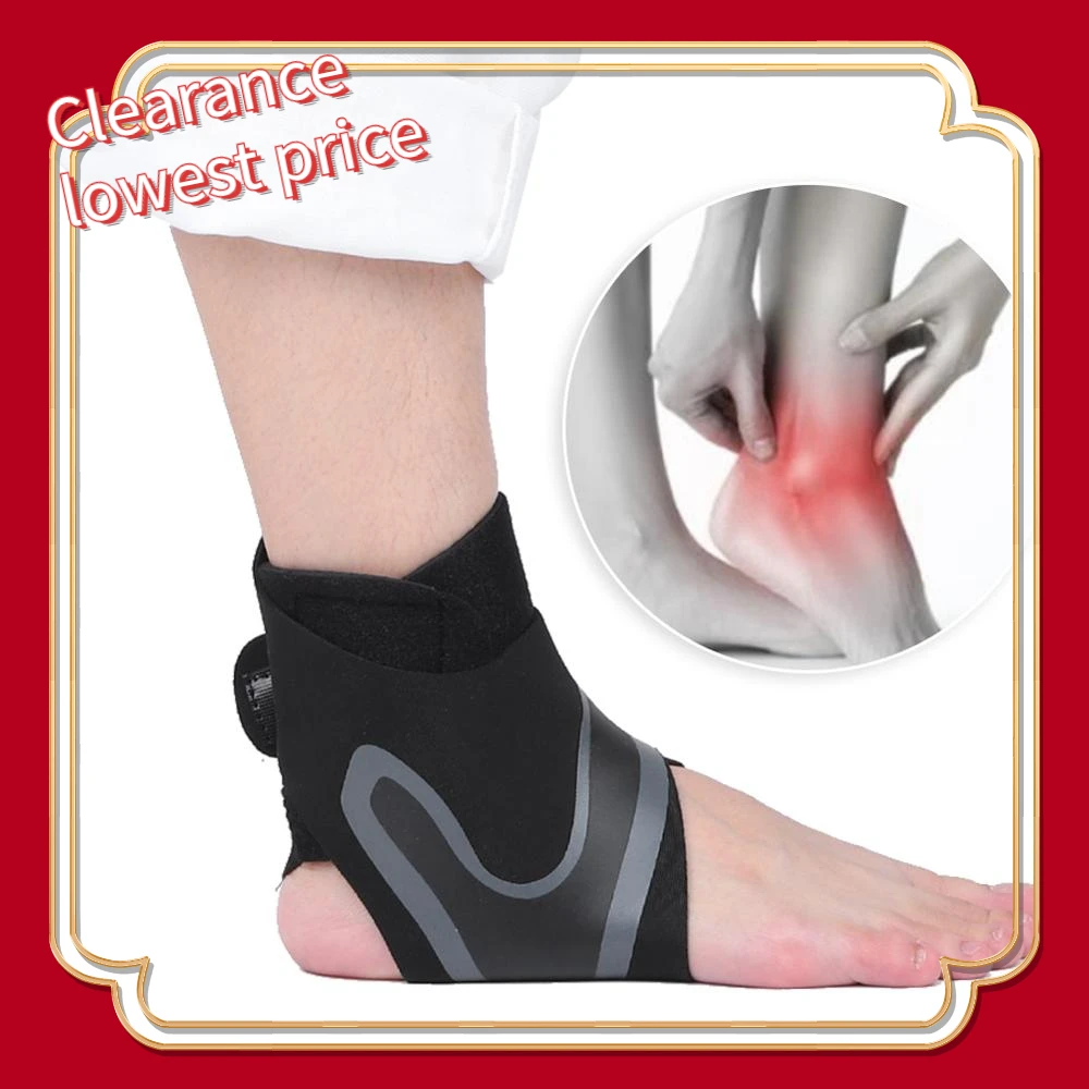 

Left/Right Ankle Support Prevent Sprain Relief Pain Reduction Exercise Load Fracture Fixation Recovery Foot Care Black Portables