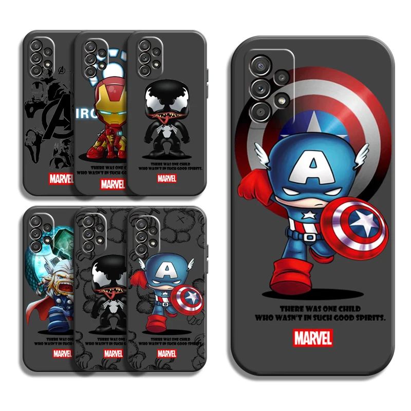 

Marvel Cartoon Spiderman Phone Cases For Samsung Galaxy A20 A31 A72 A52 A71 A51 5G A42 5G A20 A21 A22 4G A22 5G A20 A32 5G A11