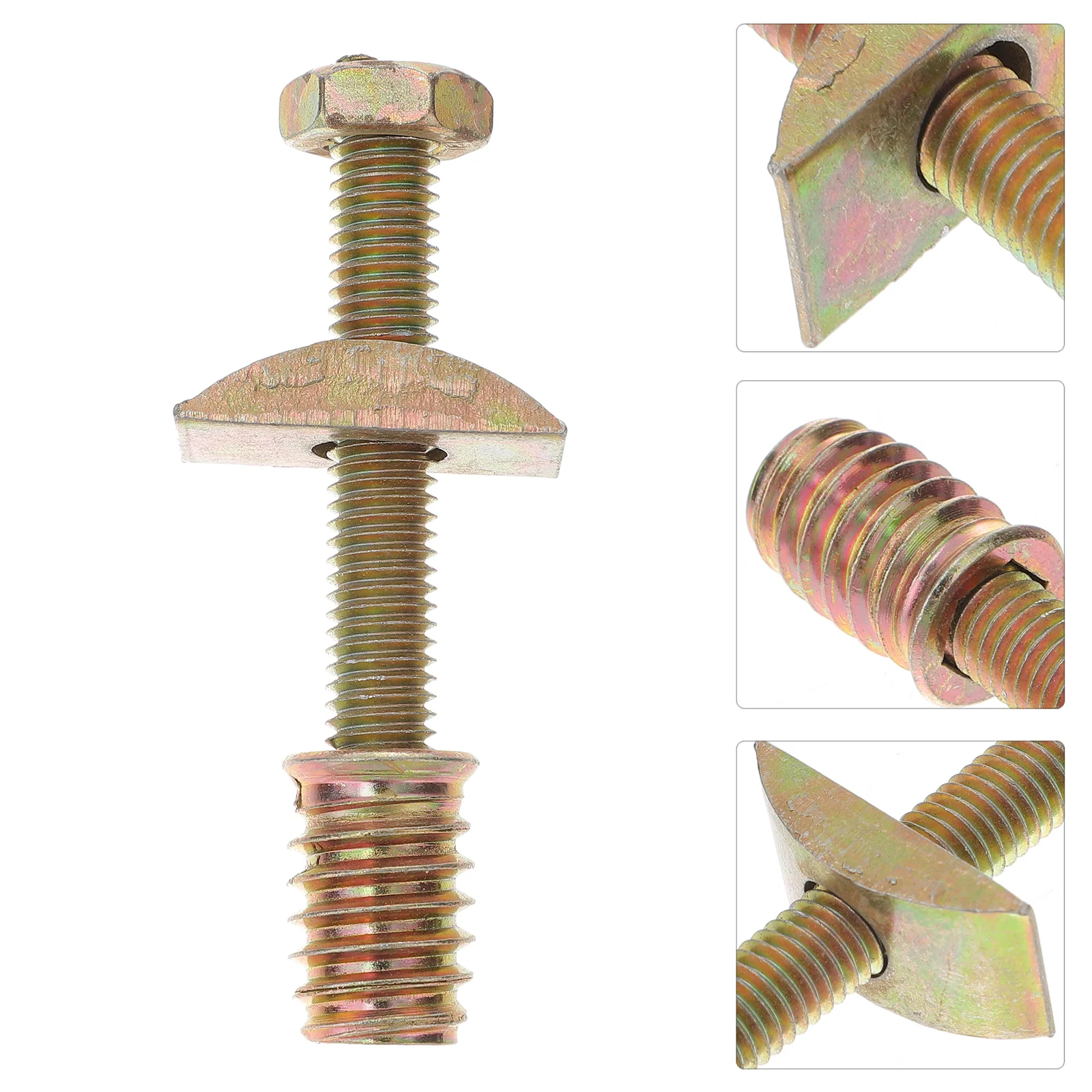 Hardwares Bed Frame Spare Parts Bed Frame Threaded Pin Nut  Kit For Bed Crib