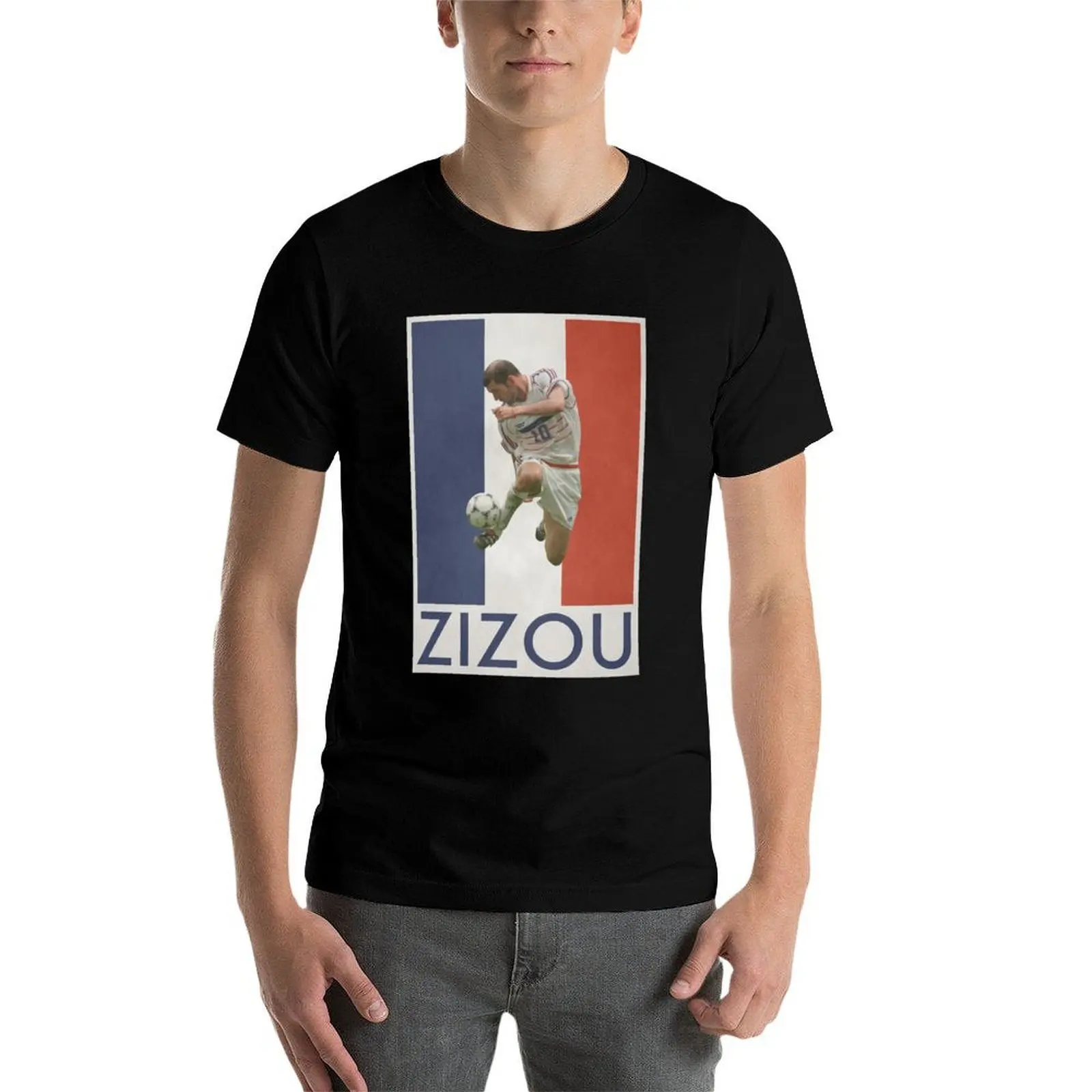 Фото Футболка Football - Zidane T-Shirt из мягкого хлопка, базовая модель №4