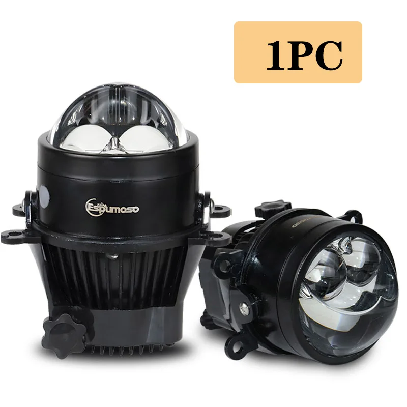 

Универсальные 3-дюймовые Противотуманные Фары С Двумя Светодиодами H1 Hb3 H8 9005, Светодиодный Проектор, Лазерная Линза