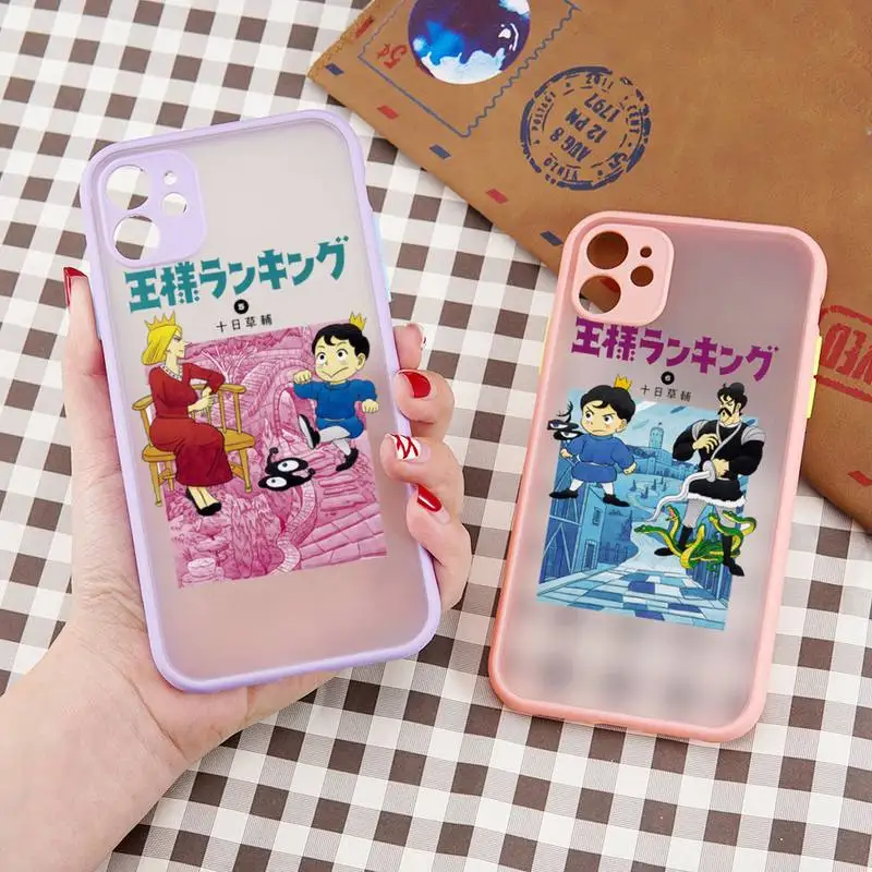 

Osama Ranking anime Phone Case matte transparent For iphone 7 8 11 12 13 plus mini x xs xr pro max cover