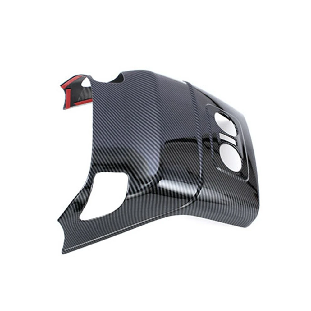 

Car Carbon Fiber Rear Air Condition Vent Outlet Frame Anti-Kick Panel Cover Trim for Mitsubishi Pajero 2007-2019