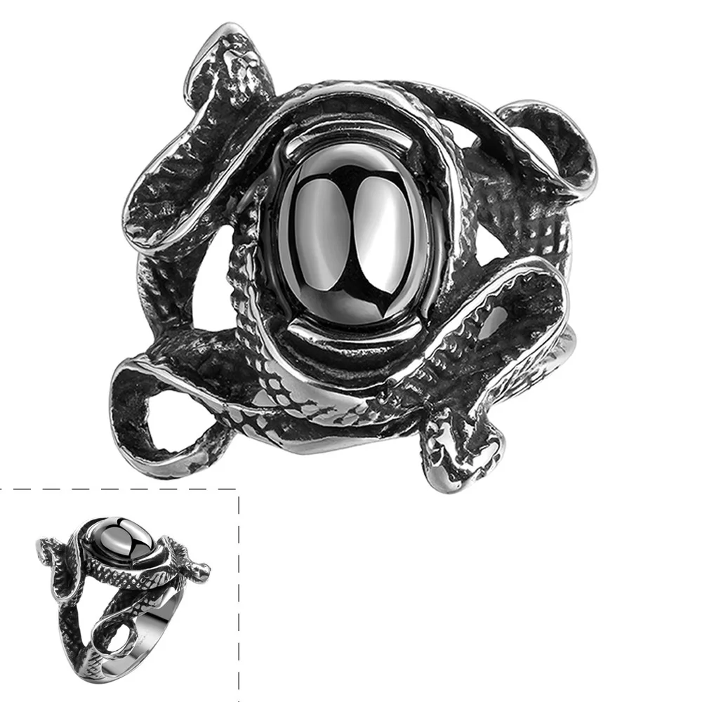 

Кольцо в стиле панк браслет Модный Змея персонализированный Креативный дизайн кольцо аксессуар gмир101