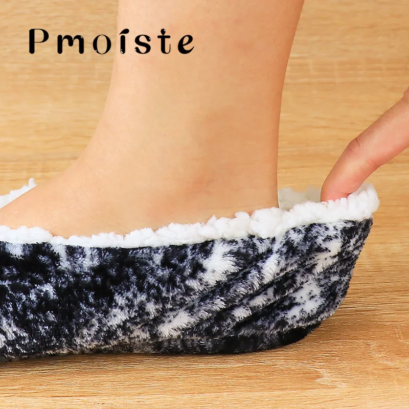 Женские тапочки Зимние домашние Замшевые носки Плюшевые теплые Тапочки унисекс