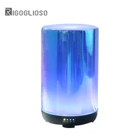 colorful glass aroma diffuser ultrasonic essential oil diffuser aromatherapy humidifier desktop air purifier mist maker fogger