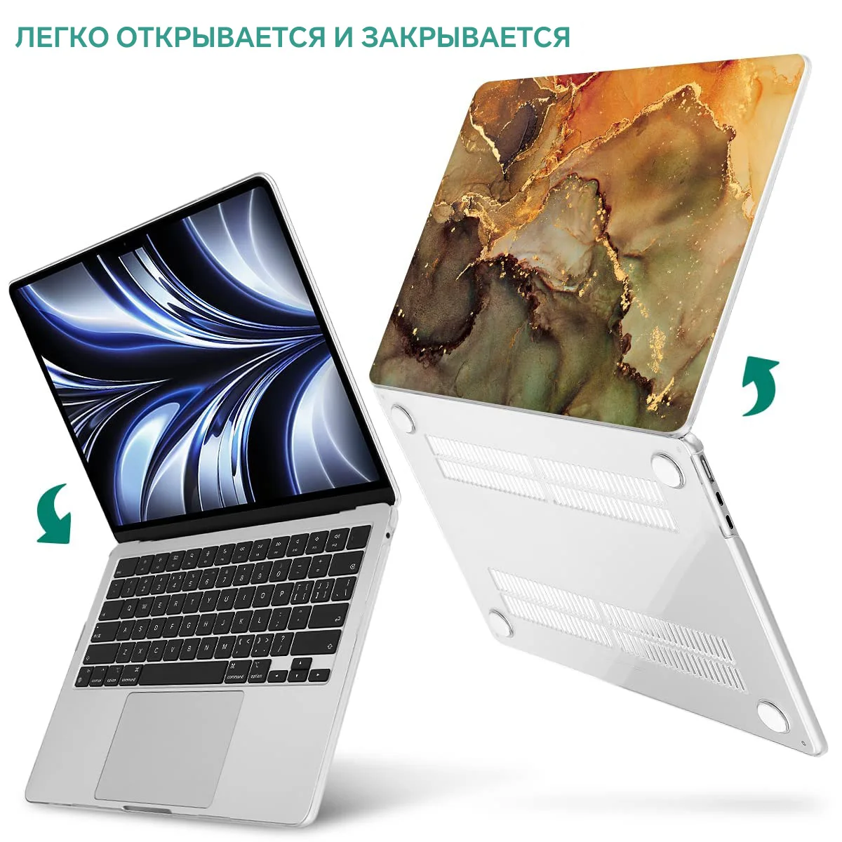 Чехол для ноутбука MacBook 11 13 14 15 16 дюймов Pro 2 A2442 A2779 Mac book Air 3 M2 6 A2681 Защитный чехол