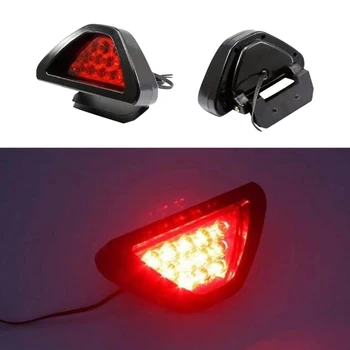 Universal Brake Signal Lamp Super Bright Rear Fog Lamp 12 LED Rear Tail Pilot Lamp for Auto Vehicle SUV for Truck Car Motorcycle 3