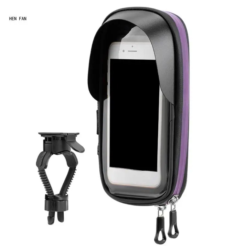 Водонепроницаемая сумка-держатель для телефона велосипеда вращающаяся на 360