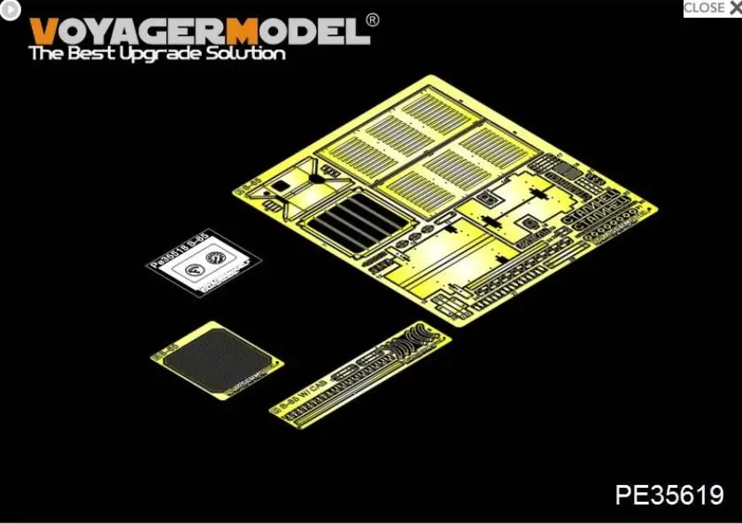 

Voyager PE35619 WWII Soviet ChTZ S-65 Tractor w/Cab (For TRUMPETER 05539) 1/35
