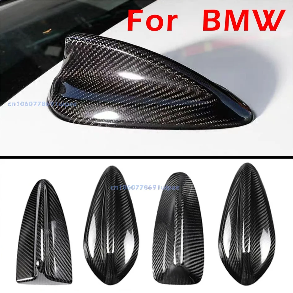 Real Carbon Pattern For BMW M2 M3 M4 123457 Series X1 X3 F22 F30 F34 F80 F87 F32 F36 F82 G11 G20 G12 G30 Shark Fin Antenna Cover