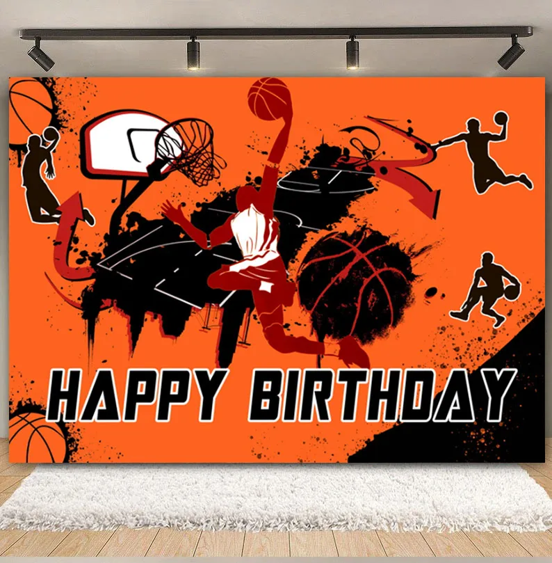 

Баскетбольный тематический фон для праздника