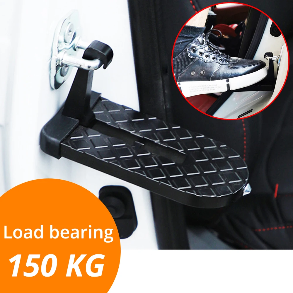 

Foldable Car Roof Rack Step Car Door Step Multifunction Universal Latch Hook Foot Pedal Aluminium Alloy Safety car accessories