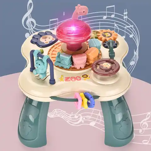 Детская настольная игрушка с музыкальным звуком, милые игрушки для новорожденных, развивающие навыки, Обучающие музыкальные игры, подарок ...