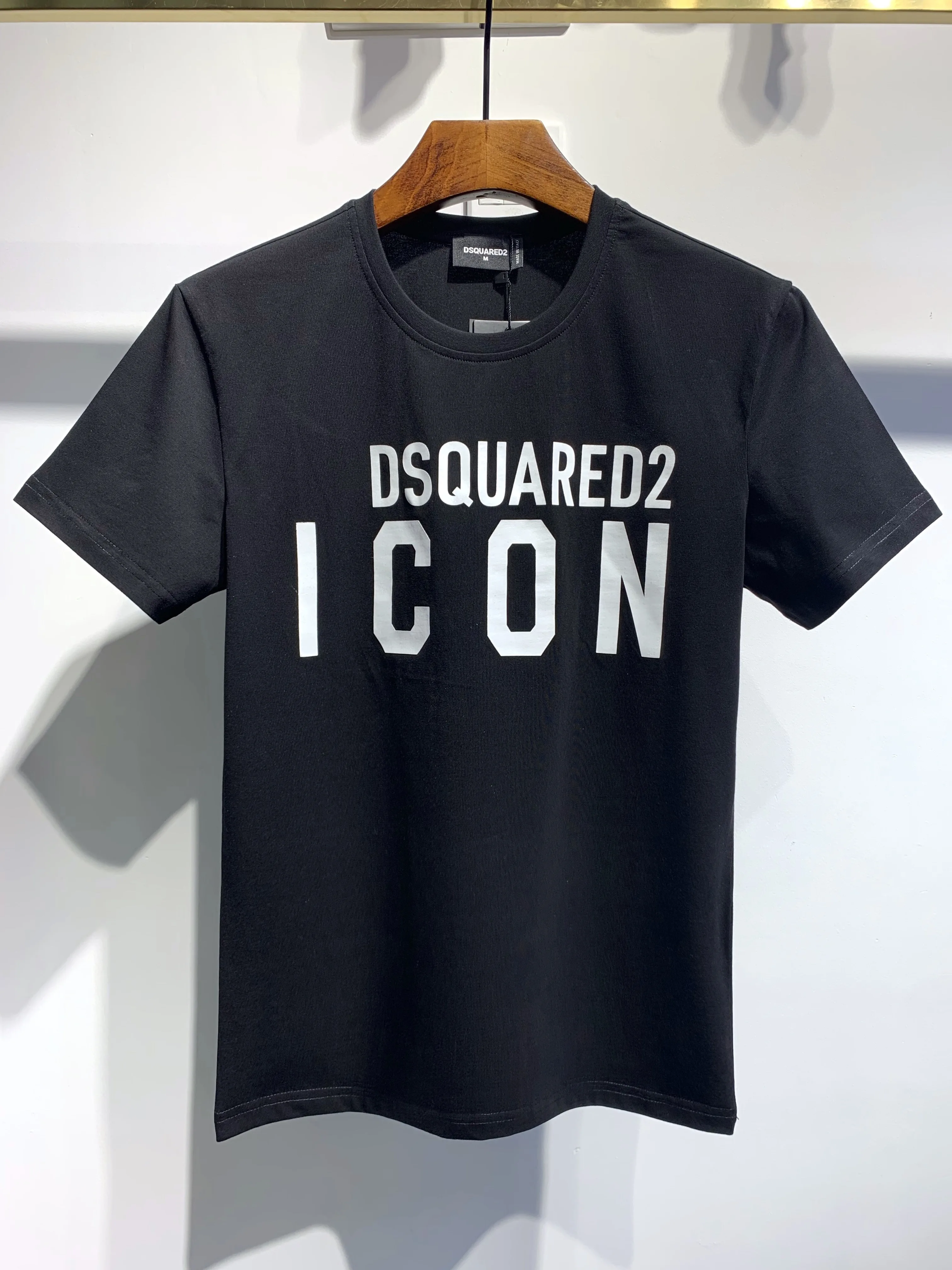 Новинка Dsquared2 мужские и женские парные модные хлопковые футболки Dsq2 с круглым