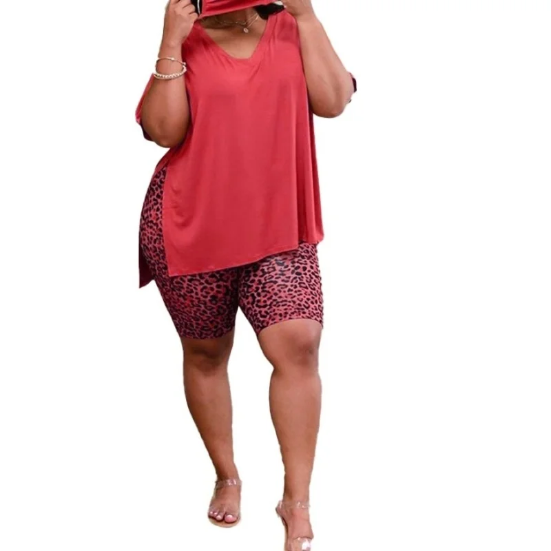 Plus Size Black Shorts Suits o Neck Short Sleeve Plus t Shirt Tee 5xl Short Pants Set 2023 Summer Loose Shorts 3xl 4xl 5xl 6xl