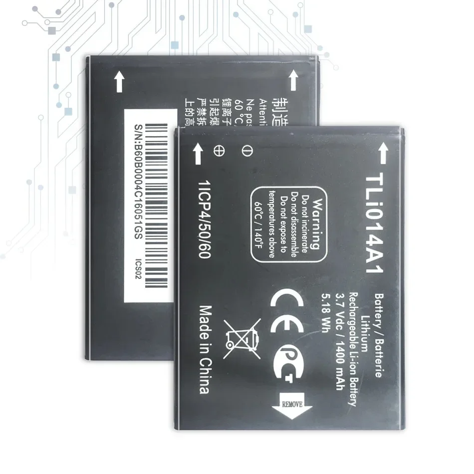 Аккумулятор Tli014A1 для Alcatel M'Pop 5020 5020D Fire 4012 4012A Pixi 3 4 5 &quot4027 4027D/A 4027X 4010 1400 мАч