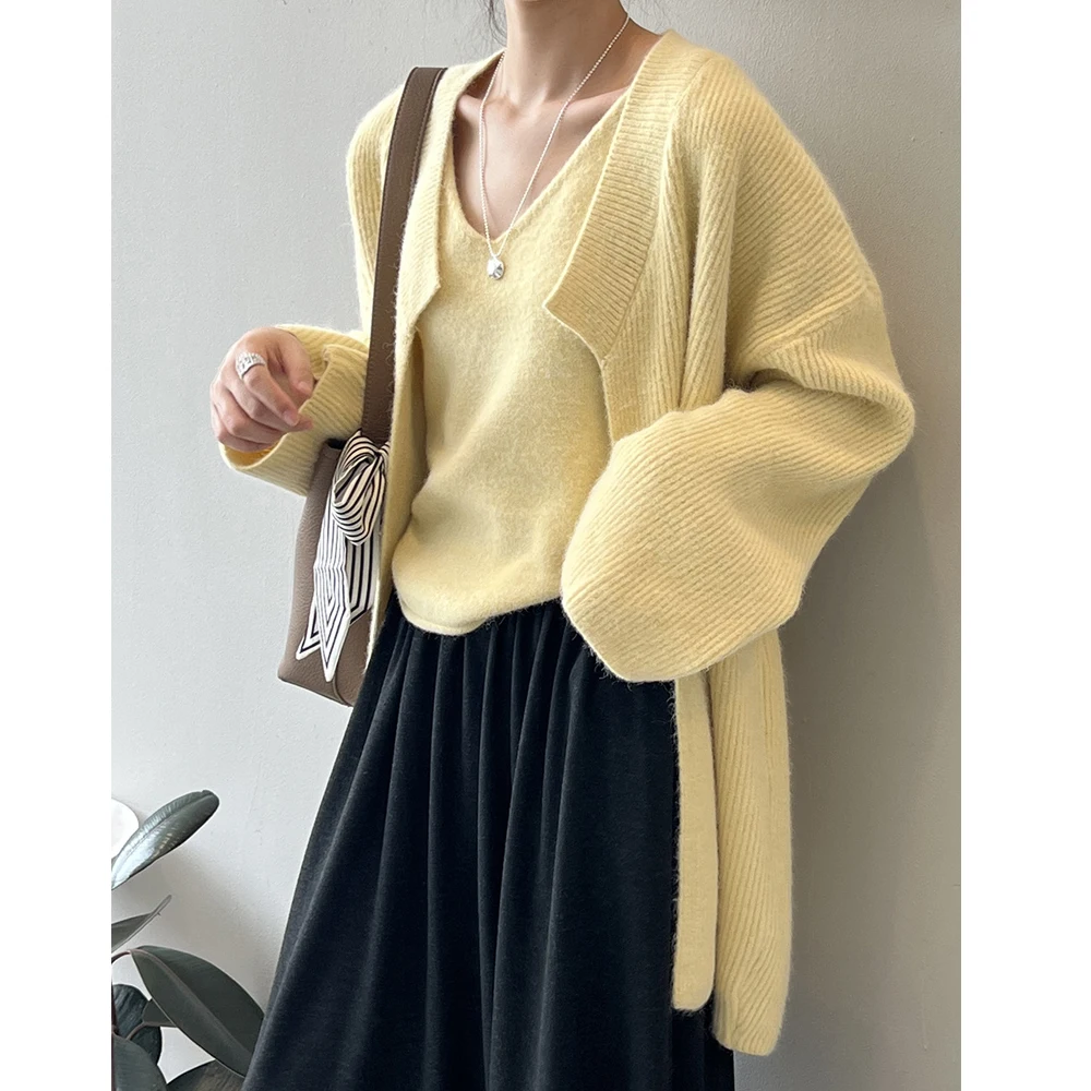 Женский вязаный кардиган