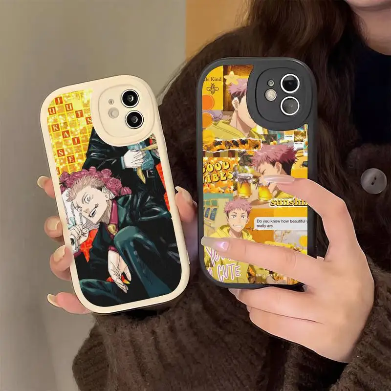 

Jujutsu Kaisen Phone Case Hard Leather Phone Case For iPhone 14 13 12 Mini 11 14 Pro Max Xs X Xr 7 8 Plus