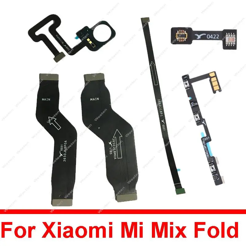 

Mainboard LCD Display Flex Cable Power Volume Button Flex Proximity Ambient Flashlight Sensor Flex Cable For Xiaomi Mi Mix Fold
