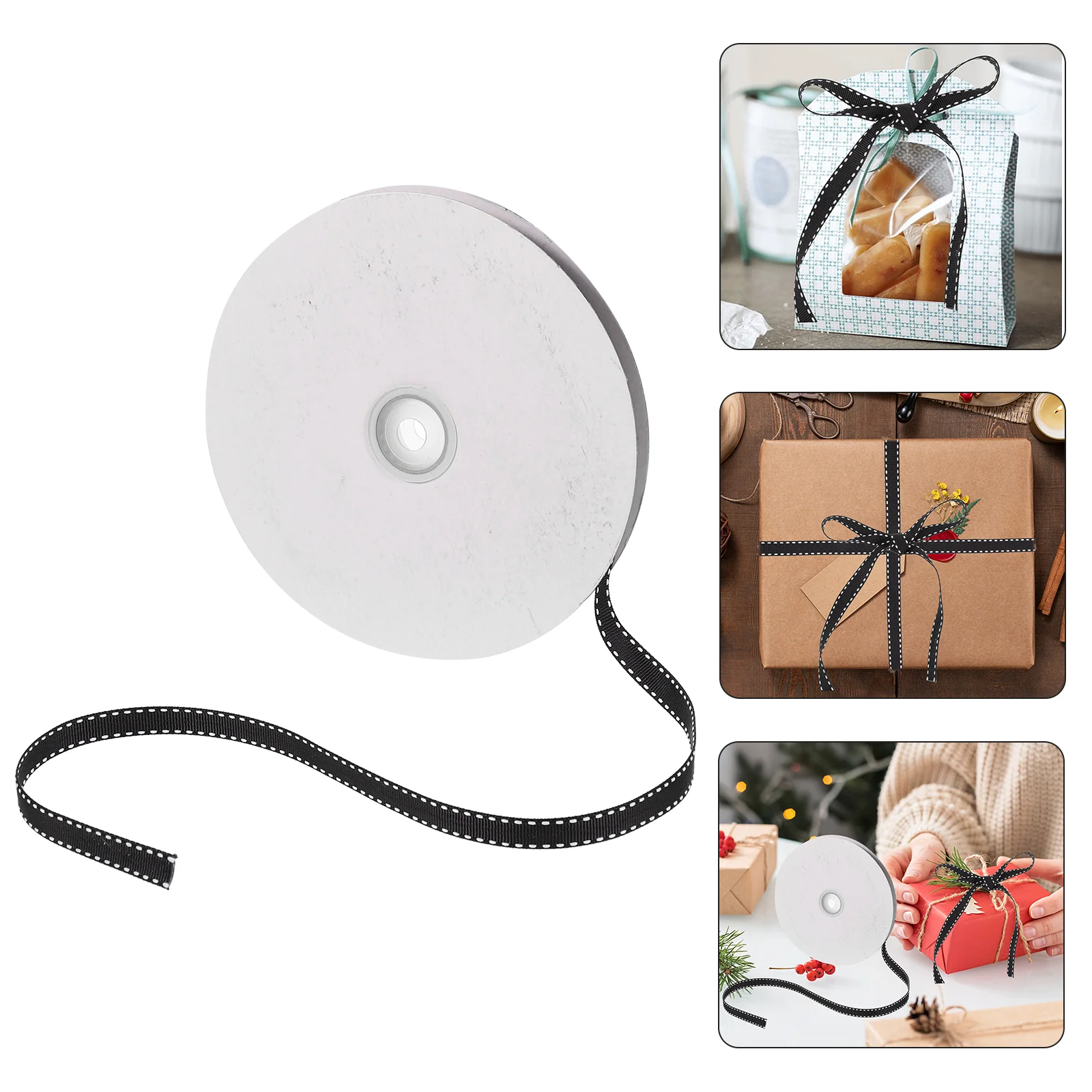

Ribbon Ribbons Edge Gift Box Diy Double Decorative Wired Faced Polyester Fabric Holiday Satin Festival Bow Florist Twill Sewing