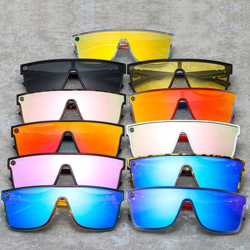 

New Fashion Sunglasses Men Women Outdoor Large Frame Oversized Sports Goggle Wholesale Beach Sun Glasses Colorful
