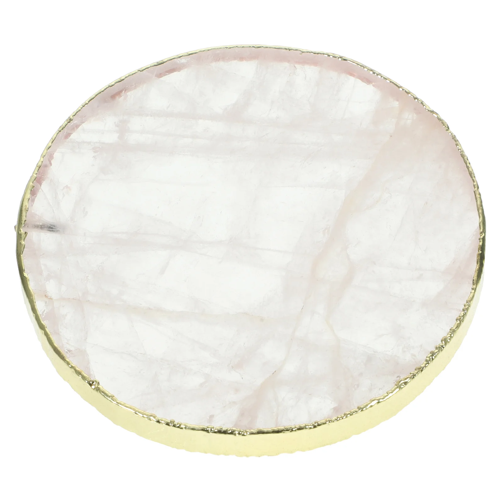 

Household Decorative Crystal Coaster Exquisite Round Crystal Coaster Decorative Tabletop Cup Cushion