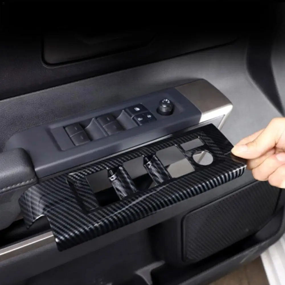 

For 2022 2023 2023 Sequoia Auto Car Accessories Window Lift Cover Button Panel Control Sticker Frame Window Trim L6C7