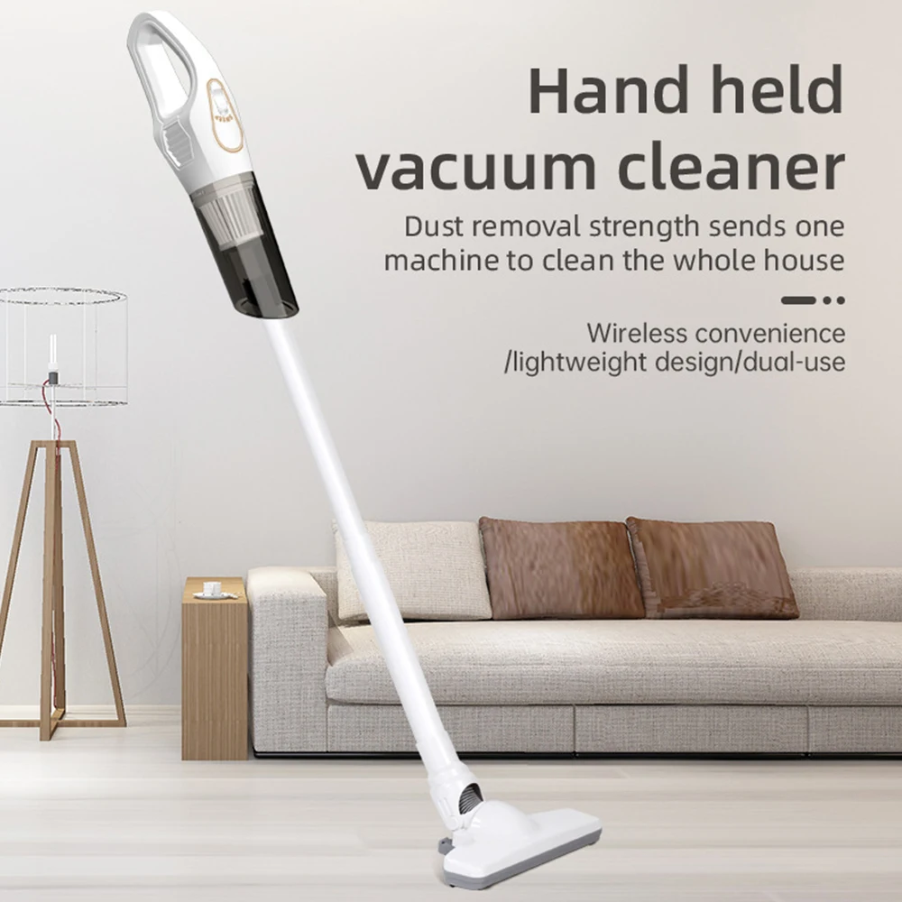 Cordless Stick Vacuum Cleaner Vertical Handheld Wireless Car & Home Vac for Carpet Hard Floor & Pet Hair Suction Cleaner