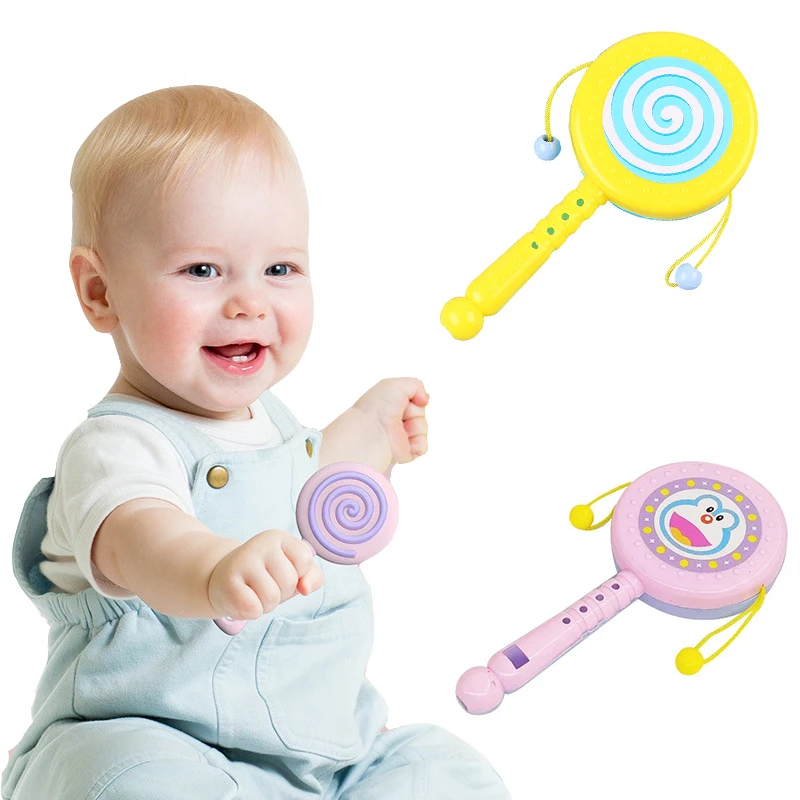 

Погремушка детская мультяшная для детей 0-3 лет