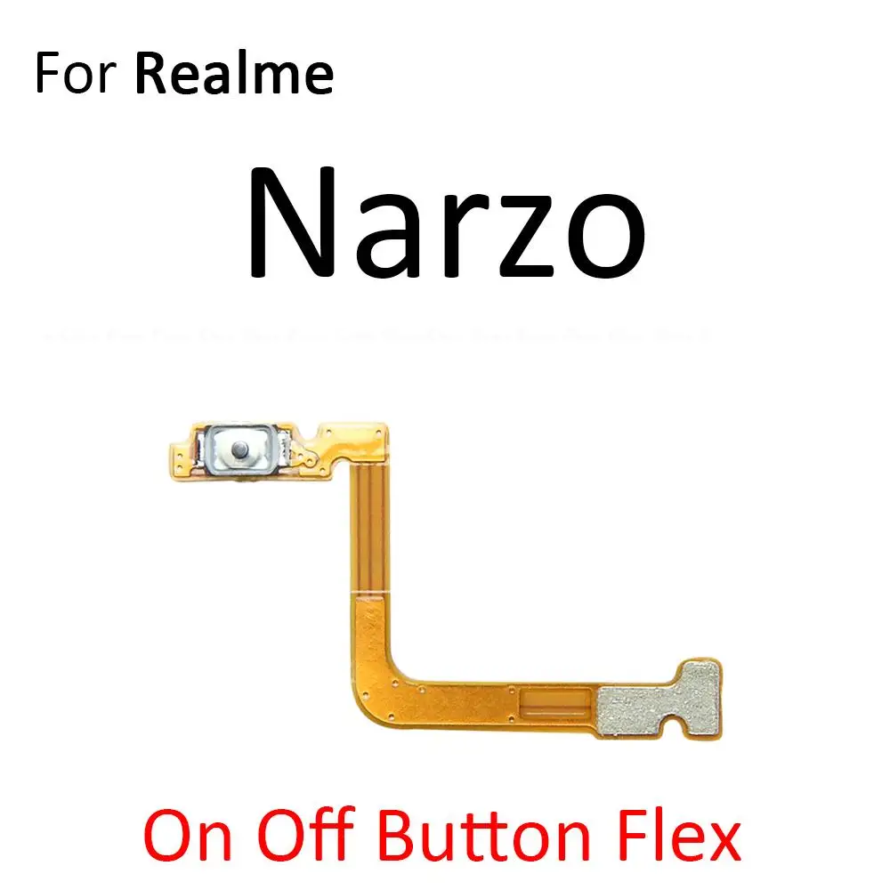 Гибкий кабель для OPPO Realme Narzo 10 10A 20A 20 Pro кнопка включения выключения звука кнопки