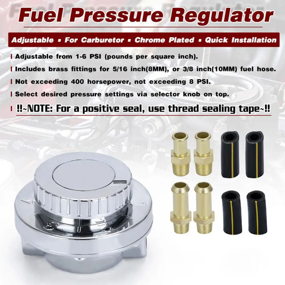 Аксессуары отличный регулятор давления топлива 1 5-5 PSI металлический Carb ручной