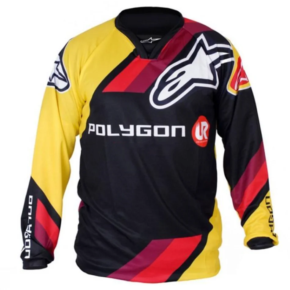 

POLYGON Mountain Bike Clothing Motorcycle Long Sleeve Shirts MTB Downhill Jersey Men's Sports Enduro Motocross Adventure Apparel