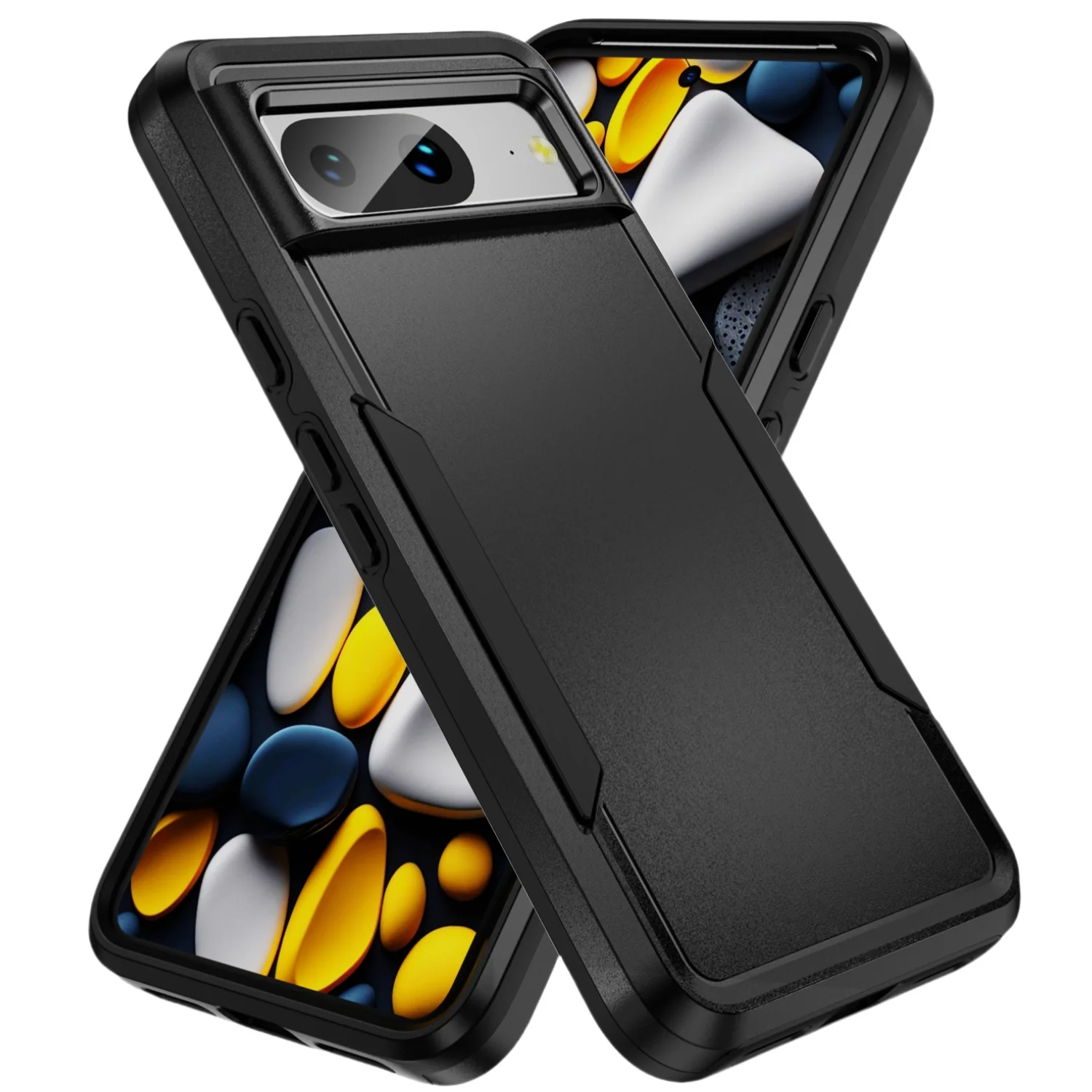 Нескользящий защитный чехол для Google Pixel 9 Pro XL 8 8A Pixel9 Pixel8 Pixel6 Pixel7 7 7A 6 6A 2 в 1