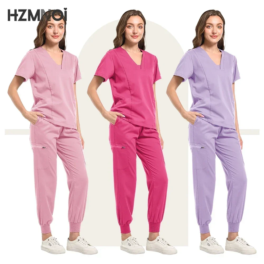 Набор скрабов униформа спецодежда для медсестры топ и брюки кормления женский