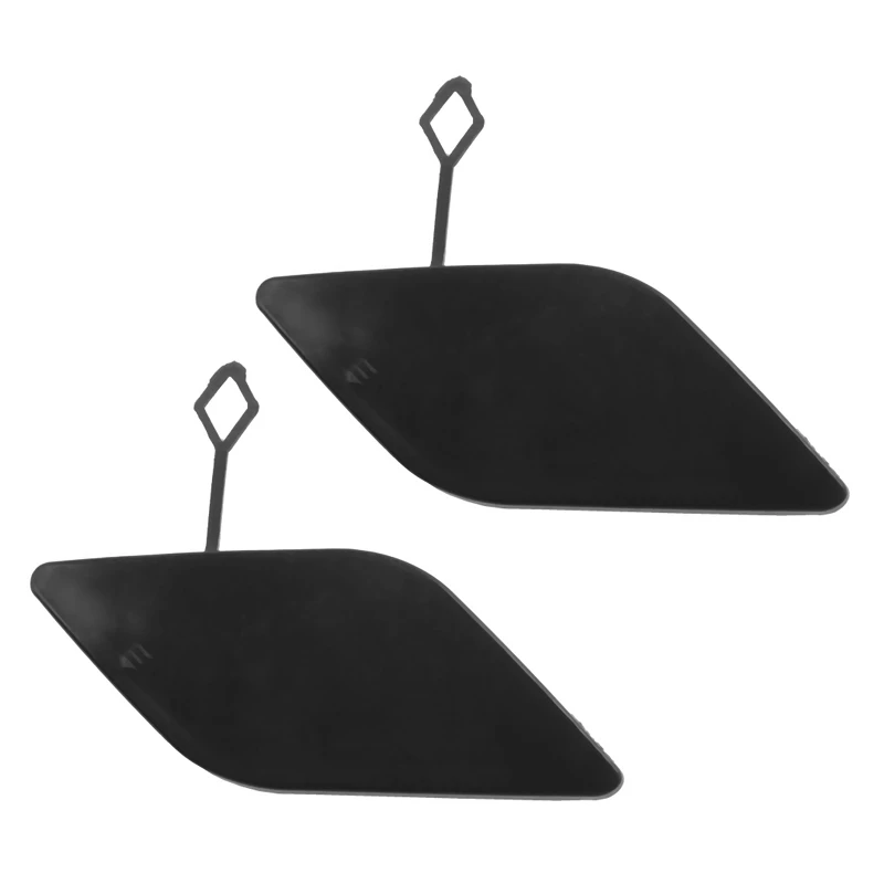 

2X Front Bumper Tow Hook Cover Cap For Mercedes E-Class W212 E300 E350 E400 E500 Black