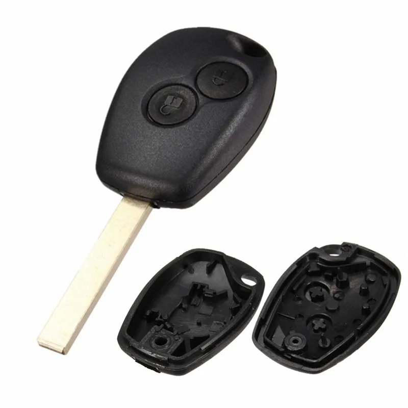 

2 Buttons Remote Car Key Shell Fob Key Case Cover with Blade for Renault Modus Clio 3 Twingo Kangoo Car Key Accessories